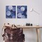 Stupell Industries Abstract Blue Purple Circle Bubbles 2 pc Framed Giclee Wall Art Set Design by Grace Popp